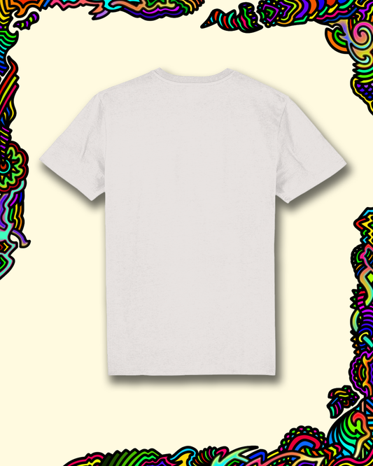 Moonbass Logo Front Print - Off White