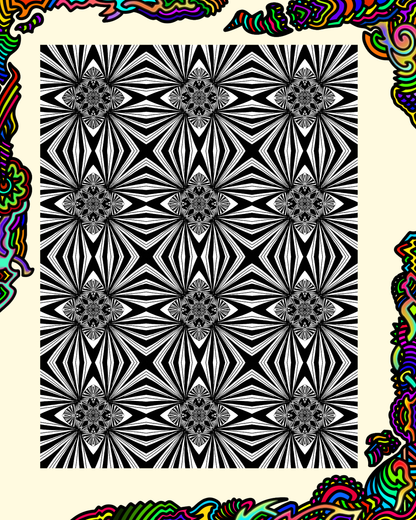 Tekno Breakthrough B&W Back Print - Black