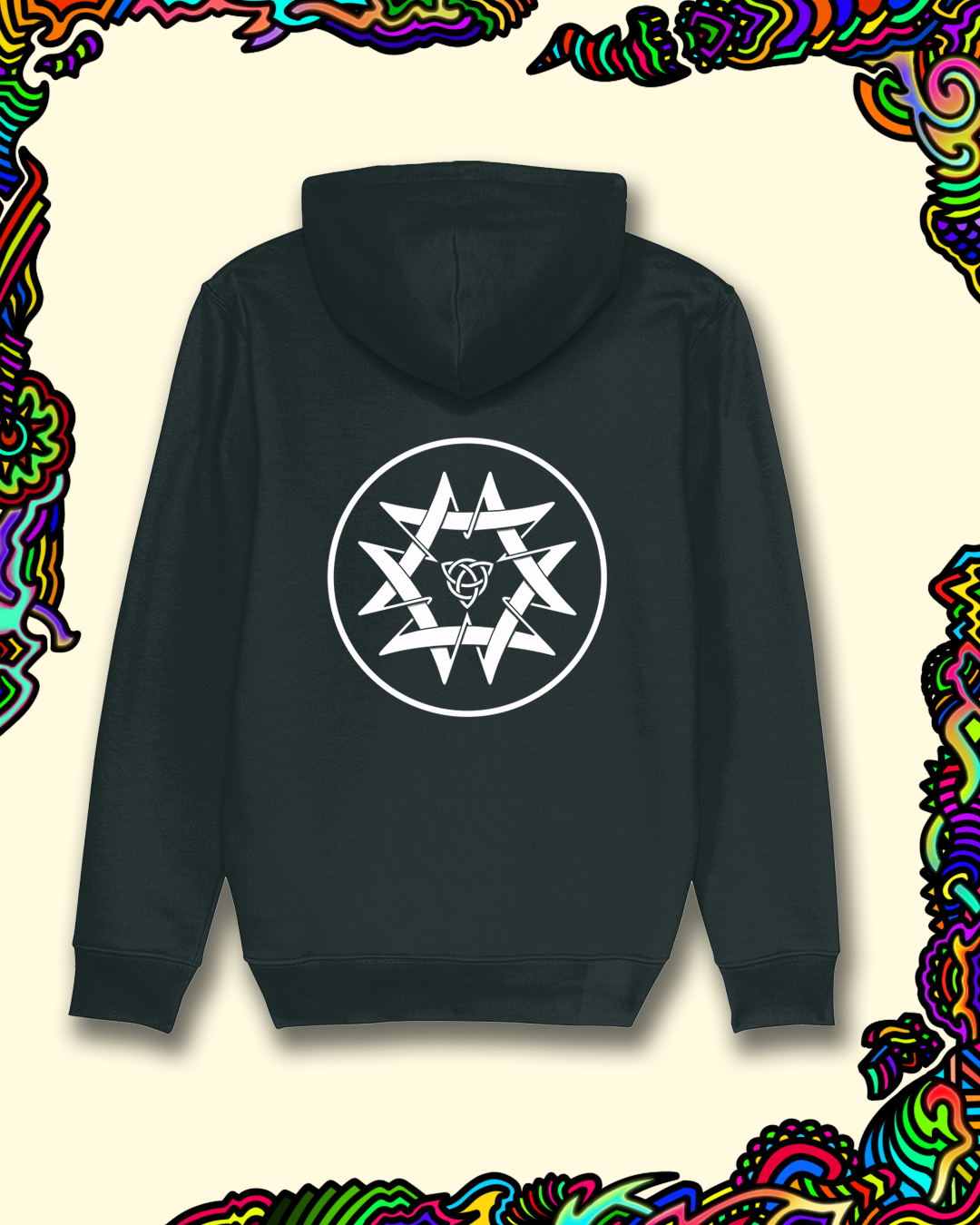 MMW Logo Emblem - Black Hoodie