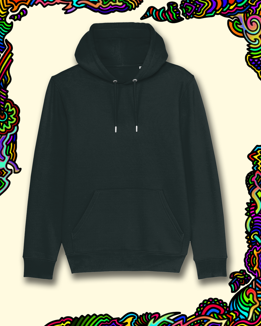 MMW Logo Emblem - Black Hoodie